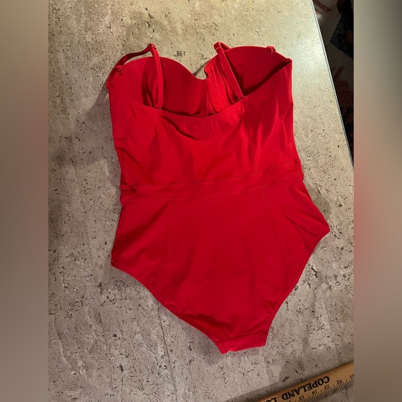 Tory Burch Red One Piece Swimsuit - Picture 2 of 8